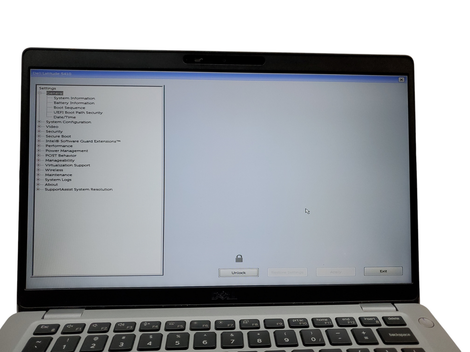 Dell Latitude 5410 | Intel Core i5-10310U 16GB DDR4 256GB NVMe BIOS Locked  Lap200