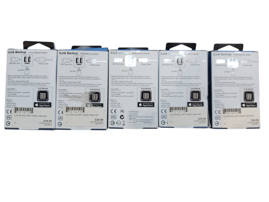 Lot 5x SPT iLink Backup Smart Backup Master (Open box)