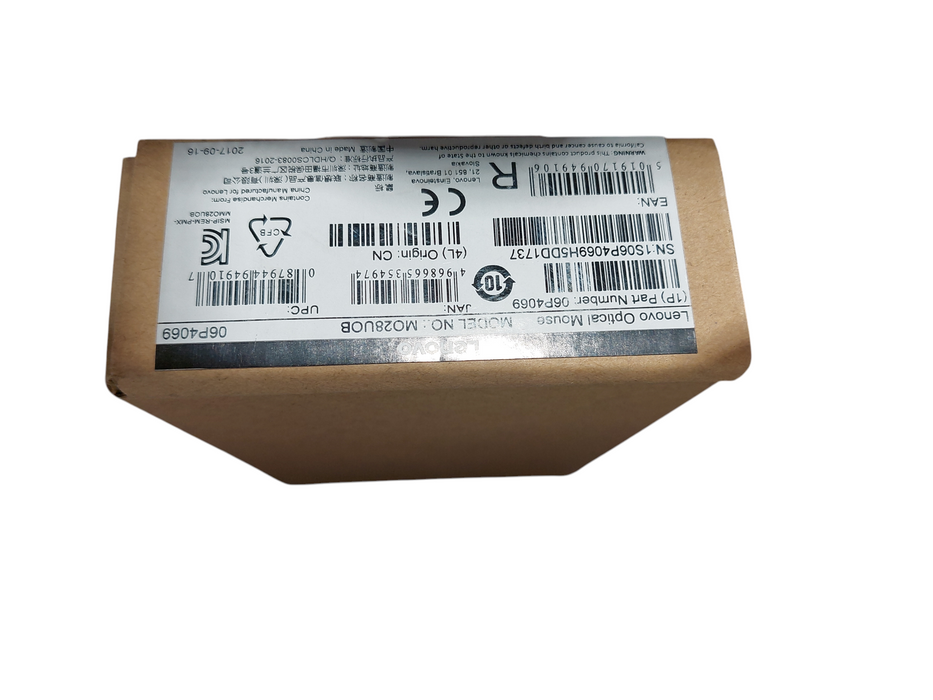 Lenovo Optical Mouse PN: 06P4069 Model: MO28UOB =