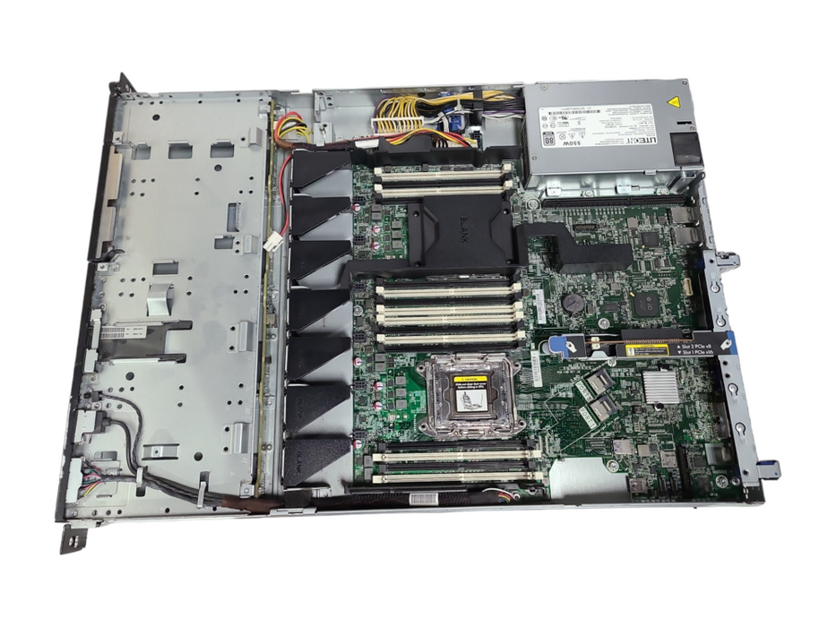 HP Proliant DL160 G9 barebones No CPU/RAM 8x 2.5" bays, READ
