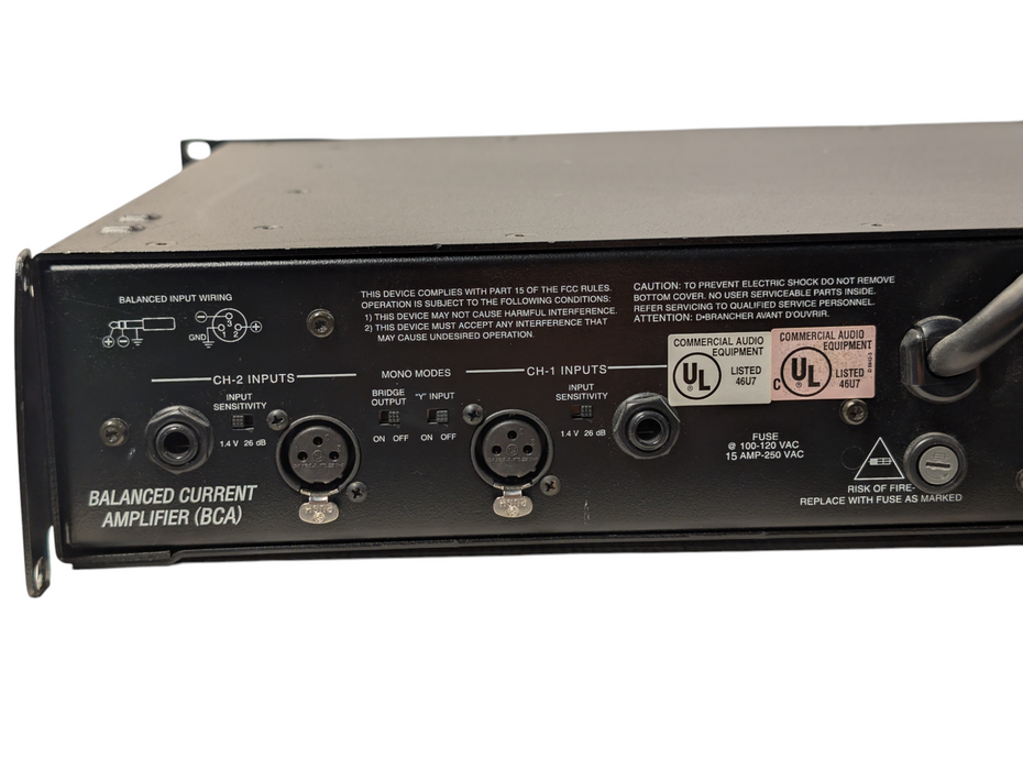 Crown K1 Balanced Current Stereo Power Amplifier 2 Channel Please READ  Q-