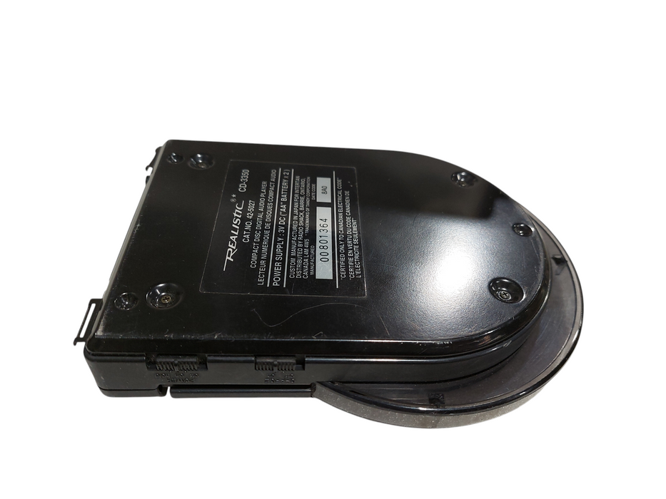 Realistic Portable Compact Disc Player Model: CD-3350 =