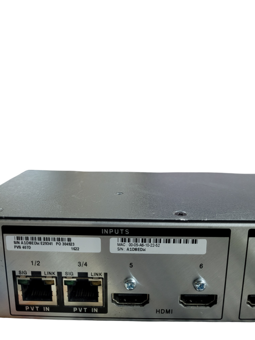 Extron PVS 407D Audio Decoding PoleVault Switcher