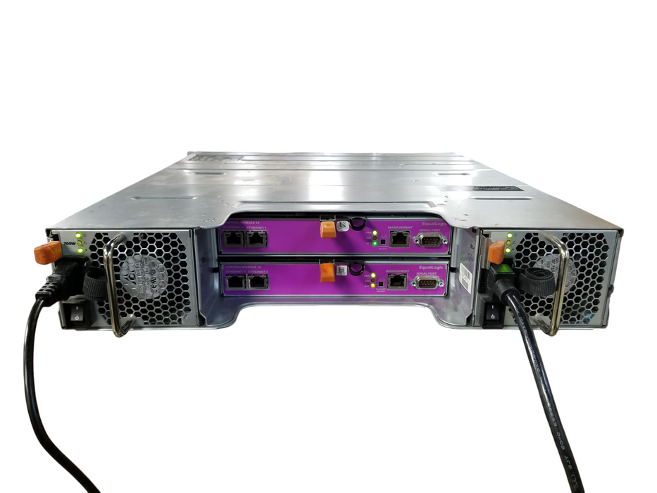 Dell EqualLogic PS4100 E04J-001 24-Bay Storage Array 2.5" 2xModules w/ 24xCaddies