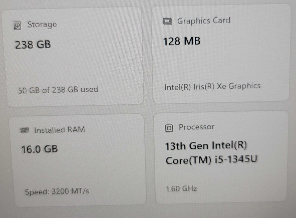 Dell Latitude 5440 i5-1345U 16GB DDR5 256GB NVMe β Lap200