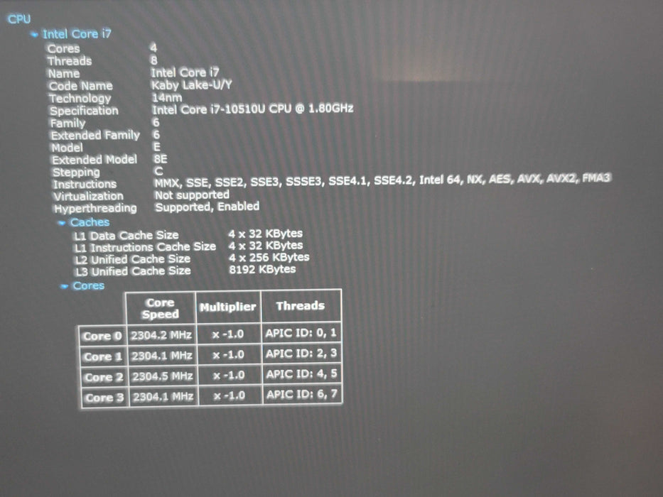 Lenovo ThinkPad T14 i7-10510U 16GB DDR4 256GB SSD READ β Lap200