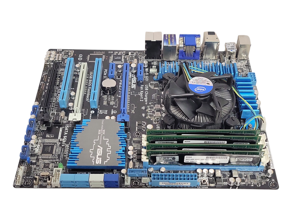 ASUS PBZ77-V BOARD With Core I7-3770 3.40GHz CPU, 16GB DDR3 RAM _
