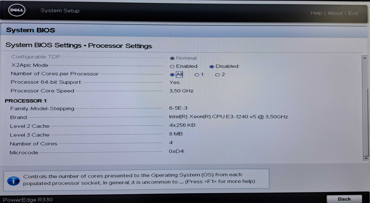 Dell PowerEdge R330 | Xeon E3-1240 v5 @3.50GHz, 64GB DDR4, H730, 8x 2.5"