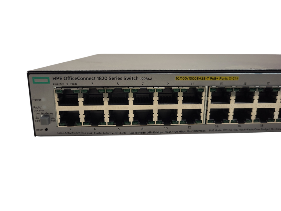 HPE OfficeConnect 48-port PoE+ Gigabit Network Switch J9984A $