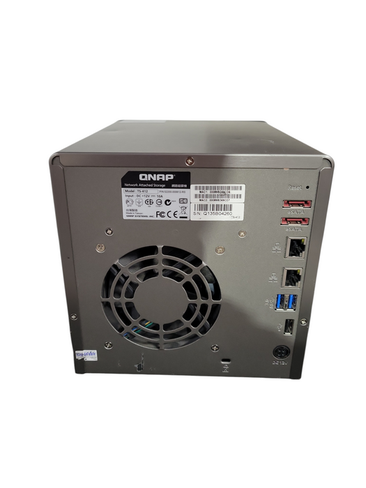 QNAP TS-412 4-Bay NAS, 4TB (4x 1TB) 3.5" HDD !