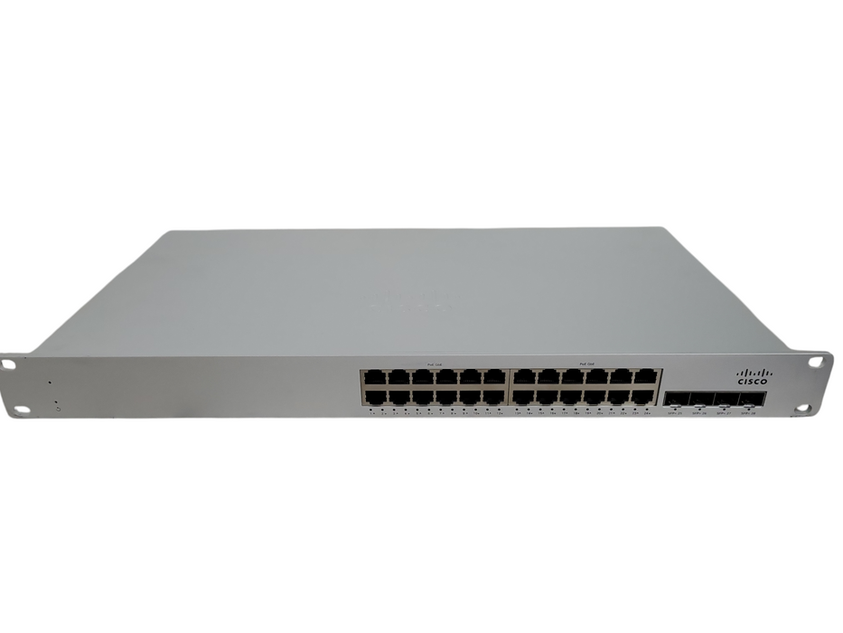 Meraki Cisco MS225-24P-HW 24-Port Gigabit PoE Switch - Unclaimed !