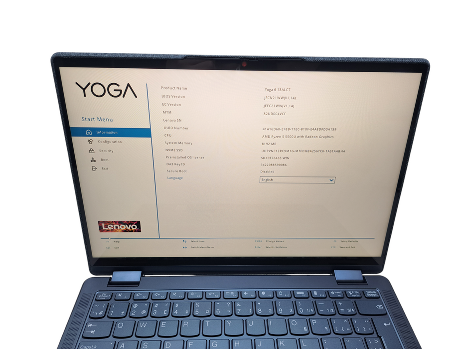 Lenovo Yoga 6 13" 13ALC7 Touch | AMD Ryzen  5 5500U, 8GB DDR4, 256GB NVMe ) Lap200