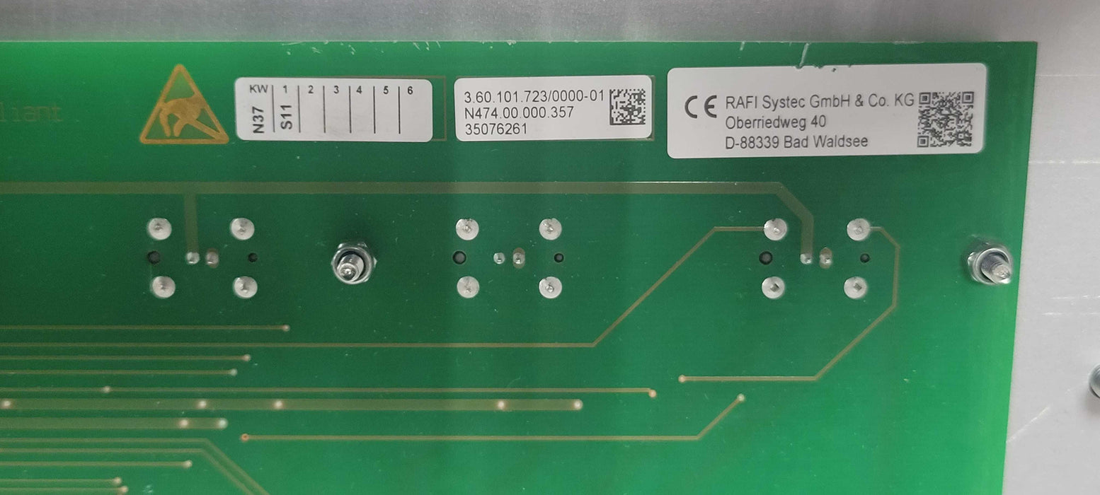 Rafi Systec 3.60.101.723/0000-01 control panel, READ _