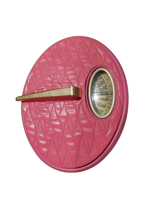 Old Classic Vintage Bathroom Stand-On Scale Pink  =