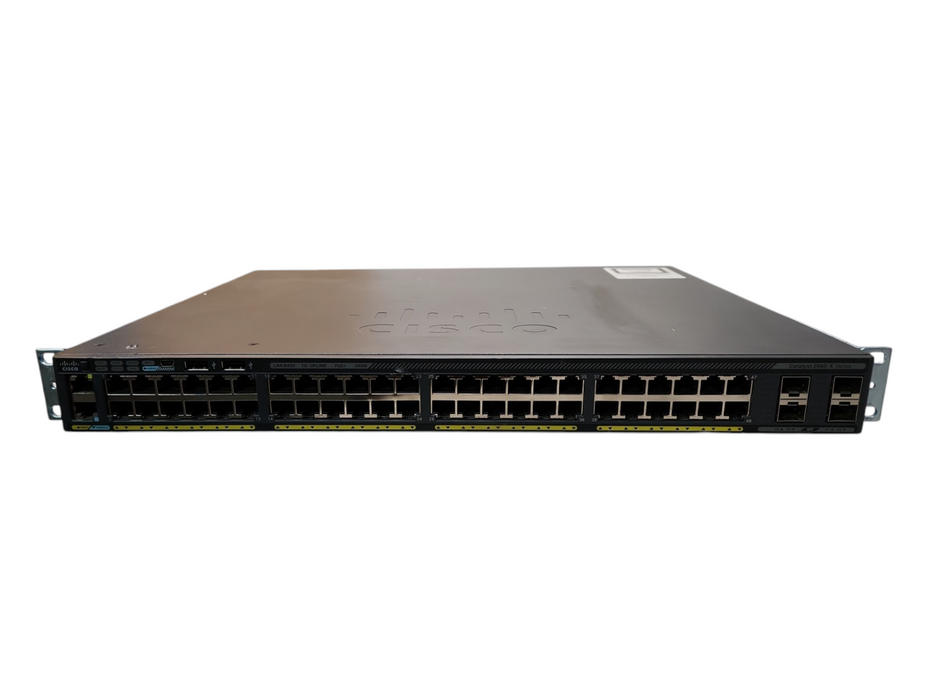 Cisco WS-C2960X-48FPS-L, 48 Port Gigabit PoE+ 740W 4x SFP Switch, + Stack