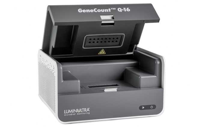 LuminUltra GeneCount Q-16 qPCR Microbial Monitoring System/Display Powers On / Untested