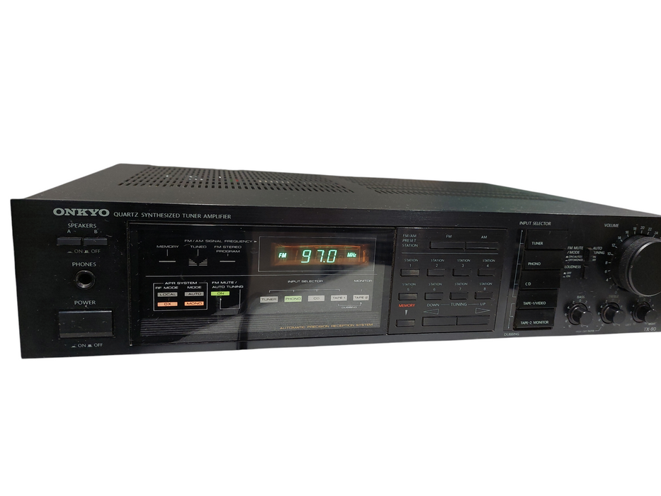 ONKYO Quarts Synthesized Tuner Amplifier Model: TX-80 =