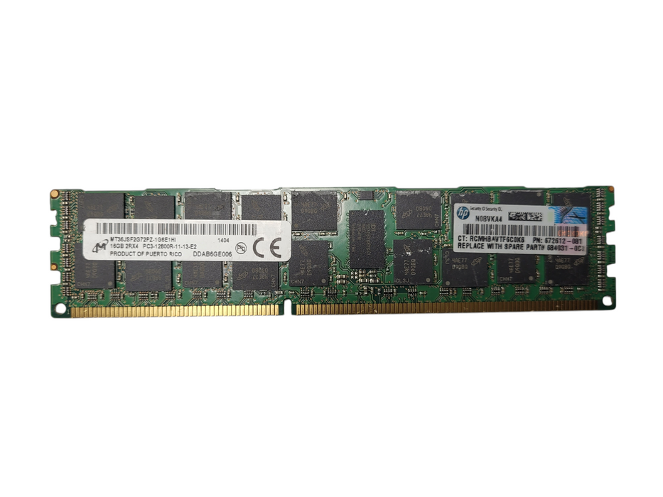 Various brands 16GB 2RX4 PC3-12800R Server Memory Q$