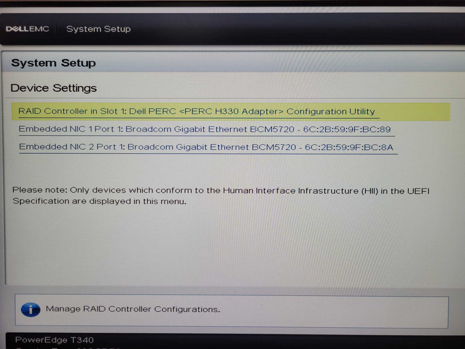 Dell PE T340 8x3.5", Xeon E-2174G 3.80GHz, 16GB DDR4, PERC H330, 2x4TB SAS _