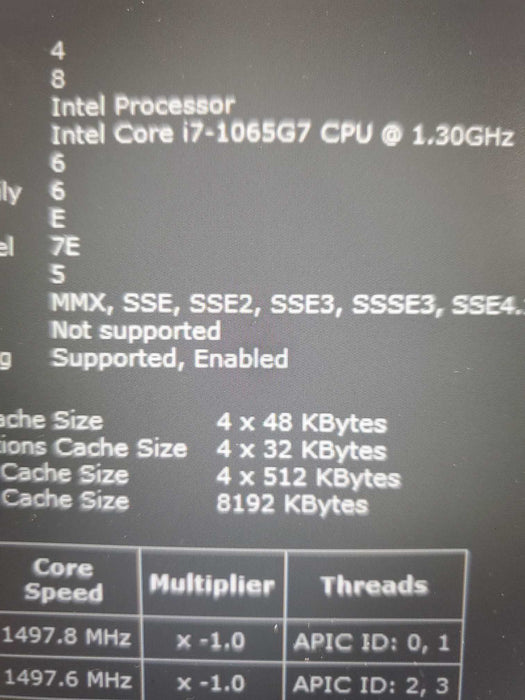 Lenovo ThinkBook 14-IIL i7-1065G7 1.30 GHz 16 GB DDR4 256 GB NVMe 1TB HDD  Lap200