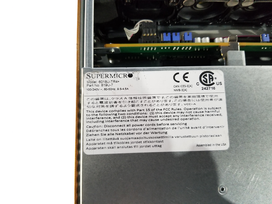 Supermicro X10DRU-i+ 2x Xeon E5-2630v3 2.40GHz, 32GB DDR4 LSI 3108 2x750W