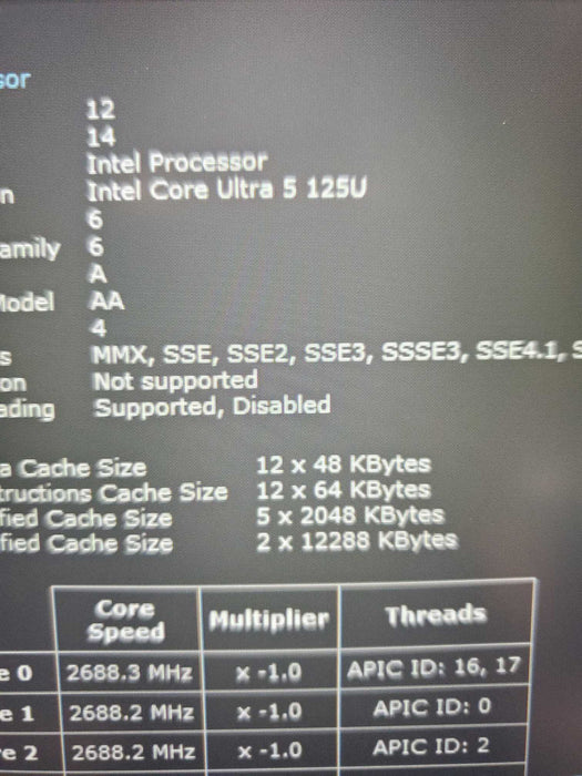 Dell Latitude 3550 Laptop PC 15" Intel Ultra 5 125U 16GB Ram 512GB NVMe  Lap200