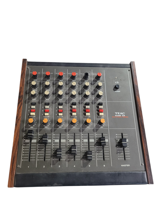 Vintage Teac Model 2A Multitrack Series Audio Mixer- Powers On