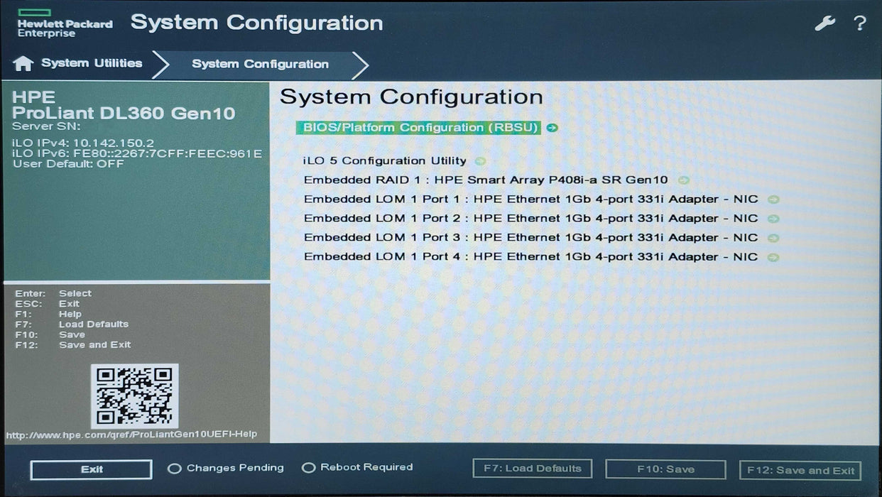 HPE ProLiant DL360 Gen10 1U 8x2.5", 2x Silver 4110, 32GB DDR4, P408i-a