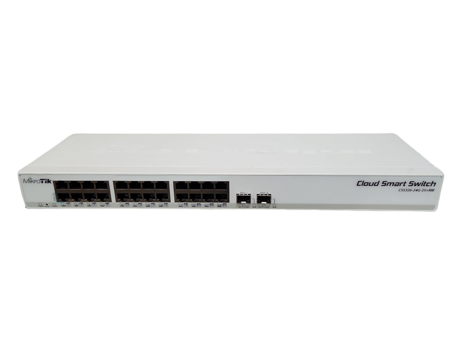 MikroTik CSS326-24G-2S+RM, 24-Port Gigabit Ethernet Switch, 2x SFP+