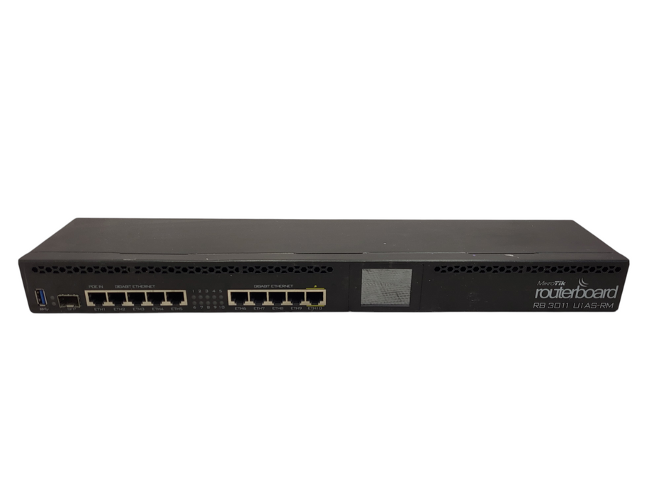 Mikrotik RB3011UIAS-RM RouterBOARD 10xGigabit Ethernet No AC Q$