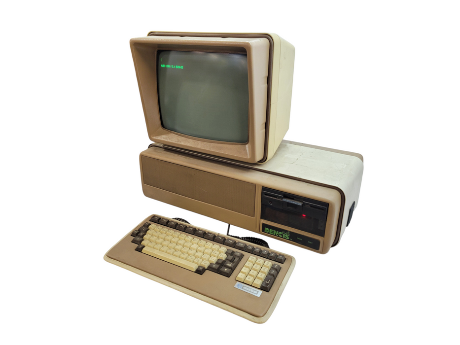 DENCIS / PERTEC M100 Terminal COAX - 204793-000 + Keyboard %