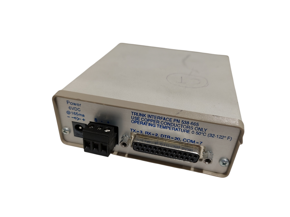 Landis & Gyr SiemensTrunk Interface 2 PN: 538-665 =