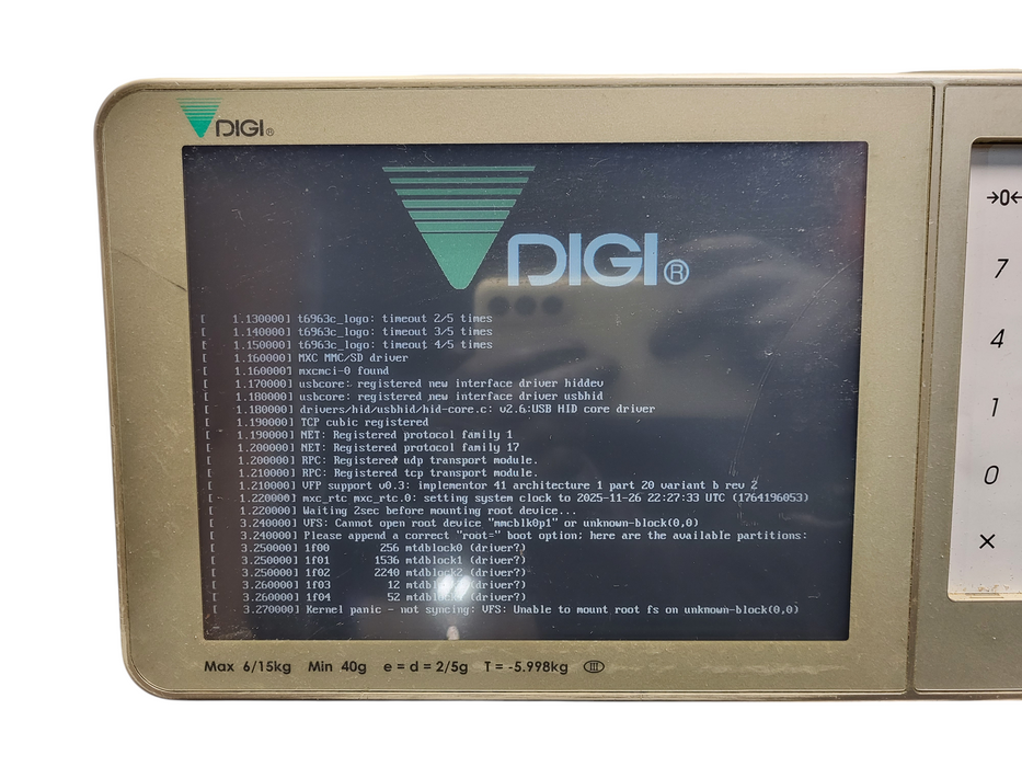 Teraoka DIGI AP-2001g Deli Commercial Scale 30LB Capacity Touch READ $