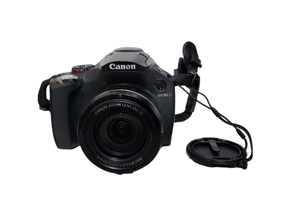 Canon PowerShot SX30 IS Digital Bridge Camera w/ Battery