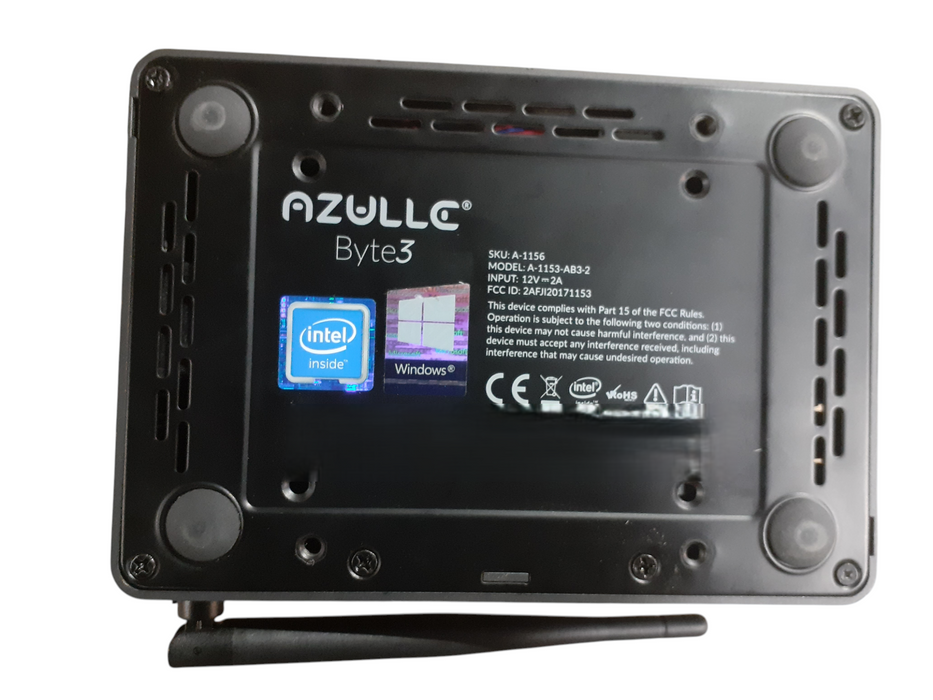 Azulle Byte 3 Mini PC Fanless | Intel Celeron N3450 | 4GB RAM | 32GB eMMC | Q