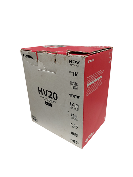 Canon HV20 HD Camcorder Kit HDV 1080i Mini DV 24P =