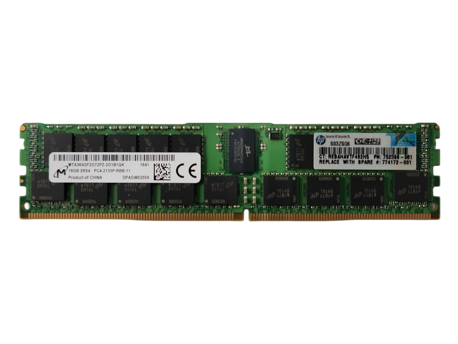 Micron 16GB 2RX4 PC4-2133P-RBB, DDR4, Server RAM Q