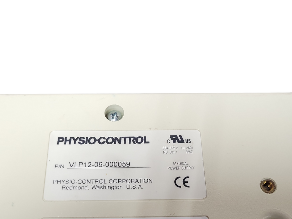 Physio-Control 12 AC Power Adapter Battery Charger VLP12-06-000059, READ _