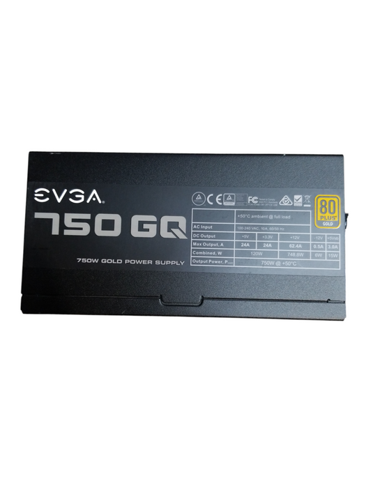 EVGA 750 GQ 750W 80+ Gold Semi-Modular Power Supply