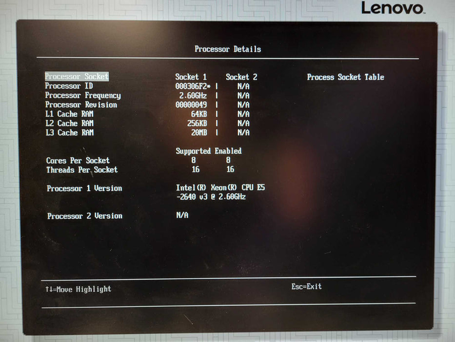 Lenovo System X 3550 M5 Xeon E5-2640 v3 @ 2.6Ghz 16GB RAM Avago MegaRAID $