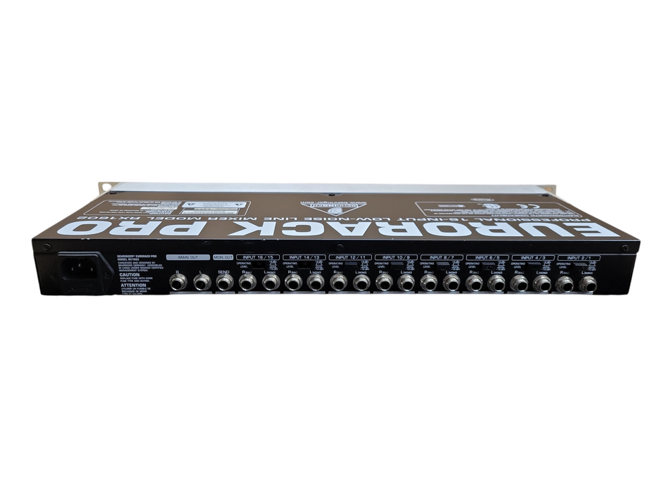 Behringer Eurorack Pro RX1602 16-Input Ultra-Low Noise Line Mixer !