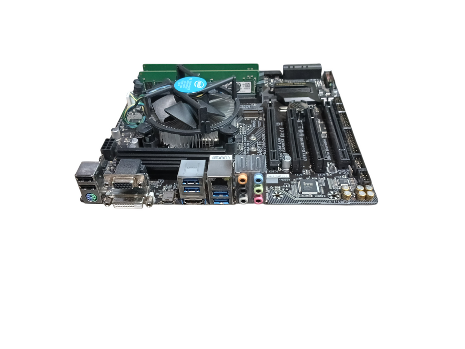 Gigabyte GA-H270M-D3H Motherboard Intel i5-7400 CPU 16GB DDR4 + I/O Shield
