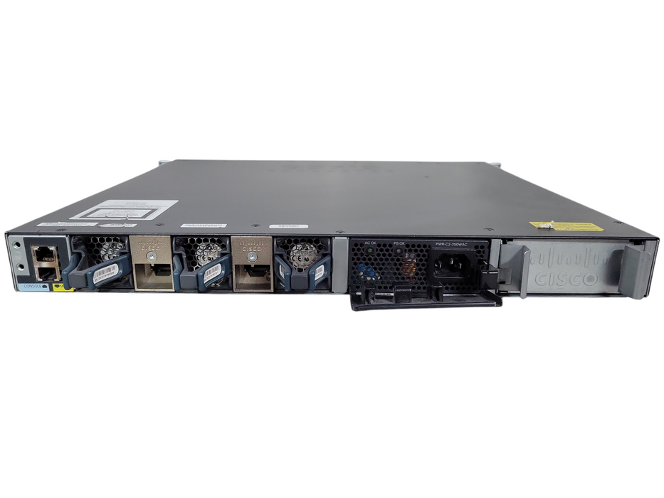 Cisco WS-C3650-48TS-S 48-Port 4X1G Gigabit Ethernet Network Switch !