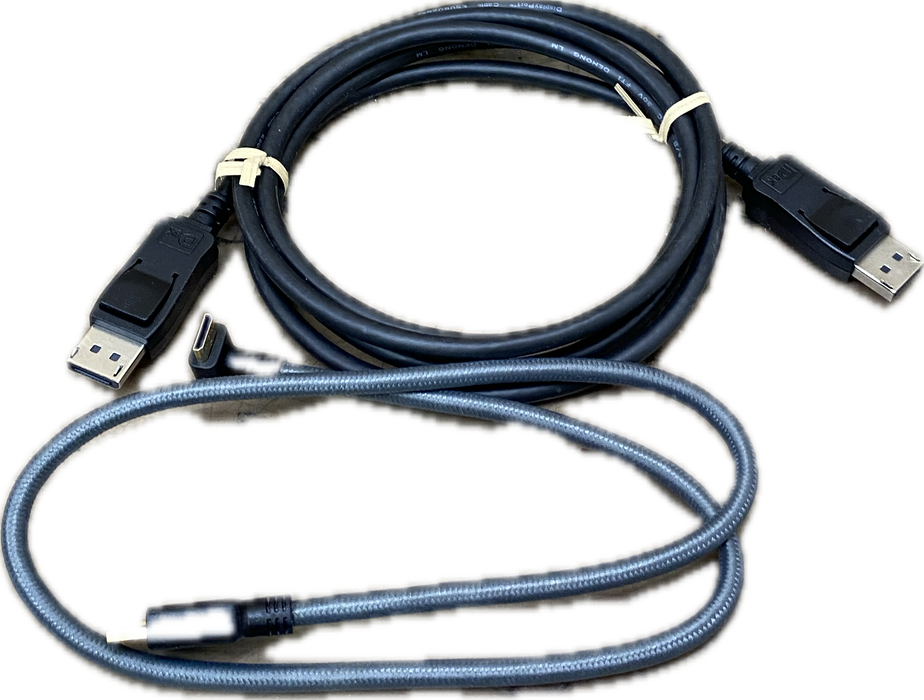 Set of 2 Video Cables (1x HDMI, 1X Display Port)