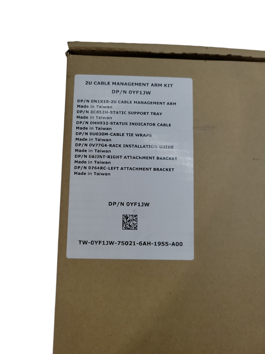 Dell 2U Cable Management Arm Kit DP/N 0YF1JW %