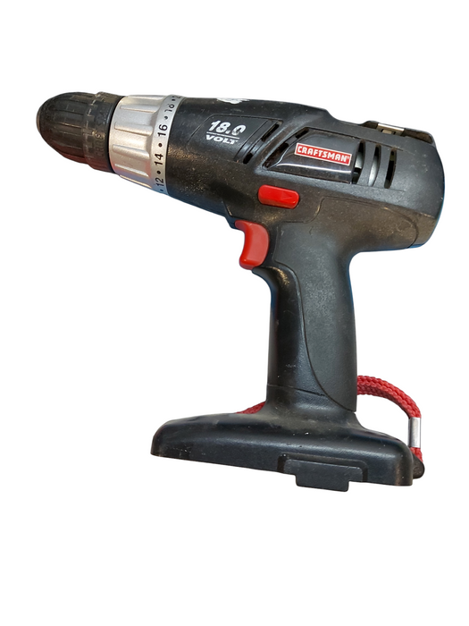 CRAFTSMAN 18V  CORDLESS DRILL DRIVER W/ CHARGER BATTERY LIGHT CASE