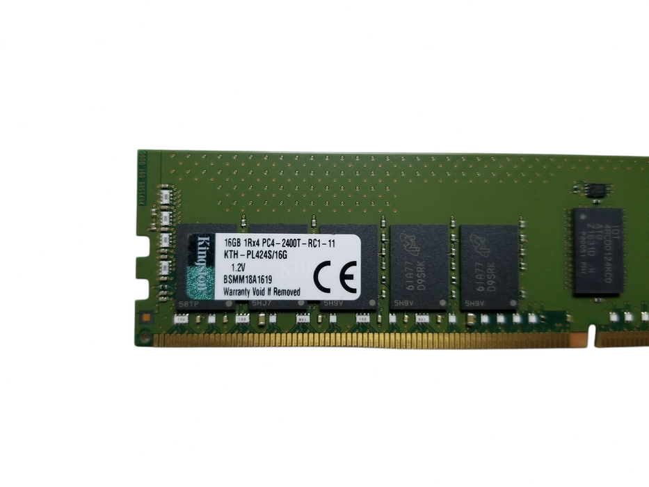 Kingston 16GB 1RX4 PC4-2400T-RC1-11 | KTH-PL424S DDR4 Server RAM Q