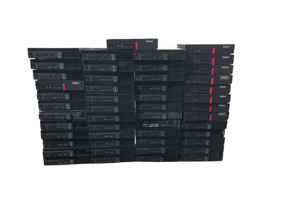 Lot of 50x 6th-8th Gen i-series USFF Desktops NO RAM/HDD (USFF68-7)