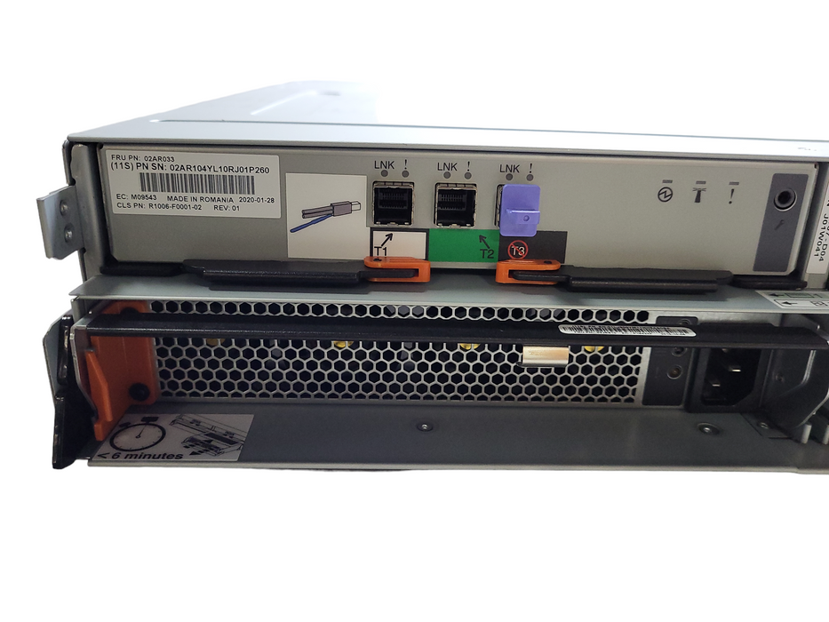 IBM DS8880 24-BAY 2.5" STORAGE EXPANSION 2107-D04 w/ 2x Controller 02AR033 $