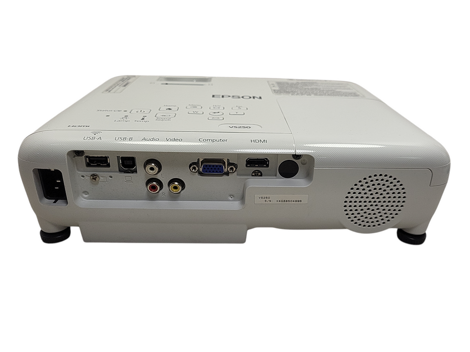 Epson VS250 3LCD SVGA 3200 Lumen Projector 1632 Lamp Hours $